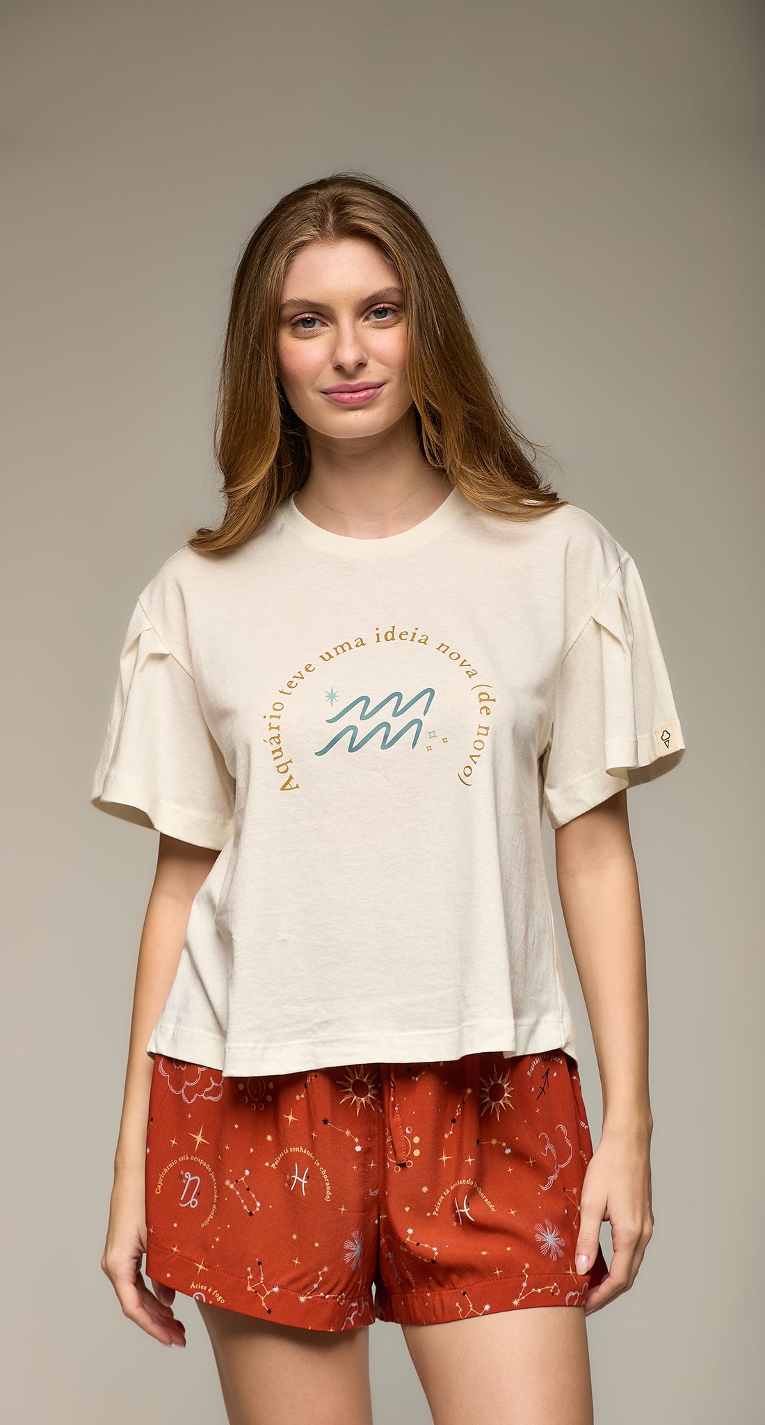 Pijama Conjunto Curto Zodíaco