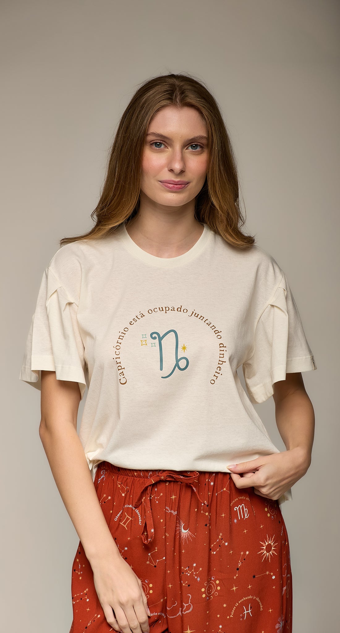 Pijama Conjunto Longo Zodíaco