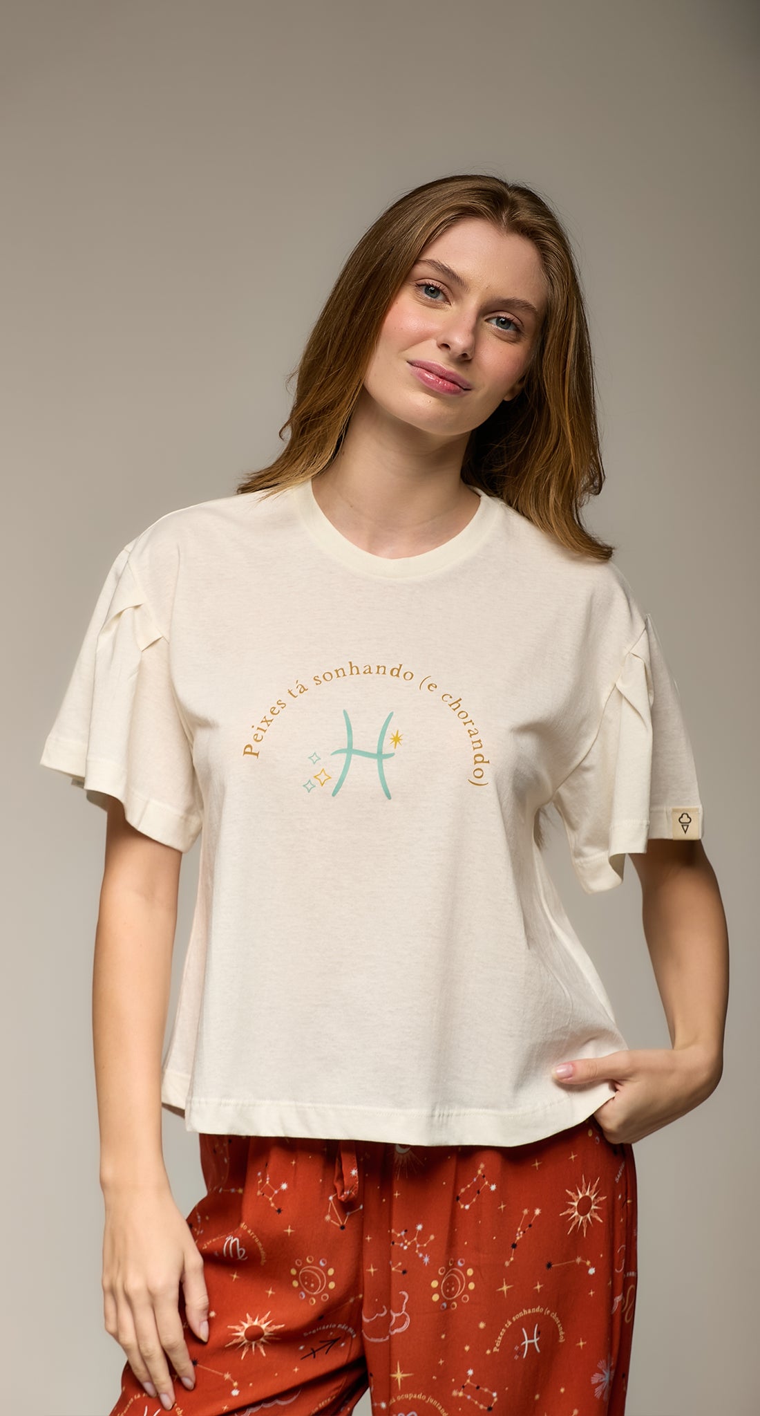 Pijama Conjunto Longo Zodíaco